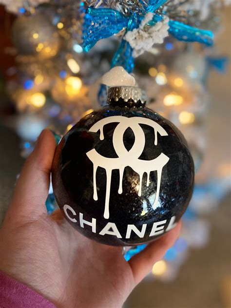 chanel ornament|chanel crystal ornament.